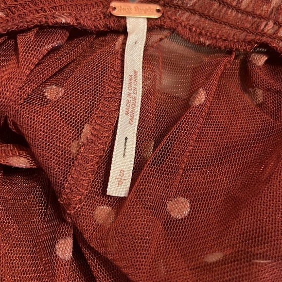 Free People Saya Mesh Top Tunic - Picture 6 of 6